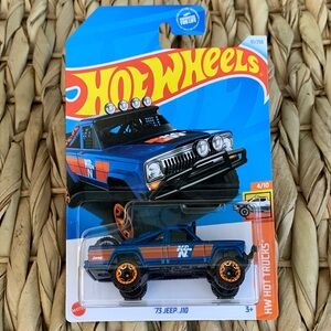 Hot Wheels Truck 1973 Jeep J10 73 1970s HW Hot Trucks Hotwheels HKG61 2024 New